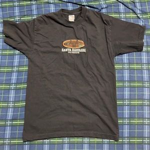 Santa Barbara Old Mission Black T-Shirt Large